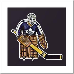 Coleco Table Hockey Goalie- Toronto Maple Leafs Posters and Art